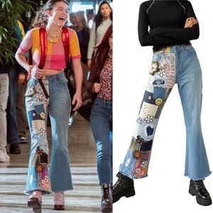 BDG Urban Outfitters High-Waisted Flare Jean Indigo Craft Tinted Denim Jeans